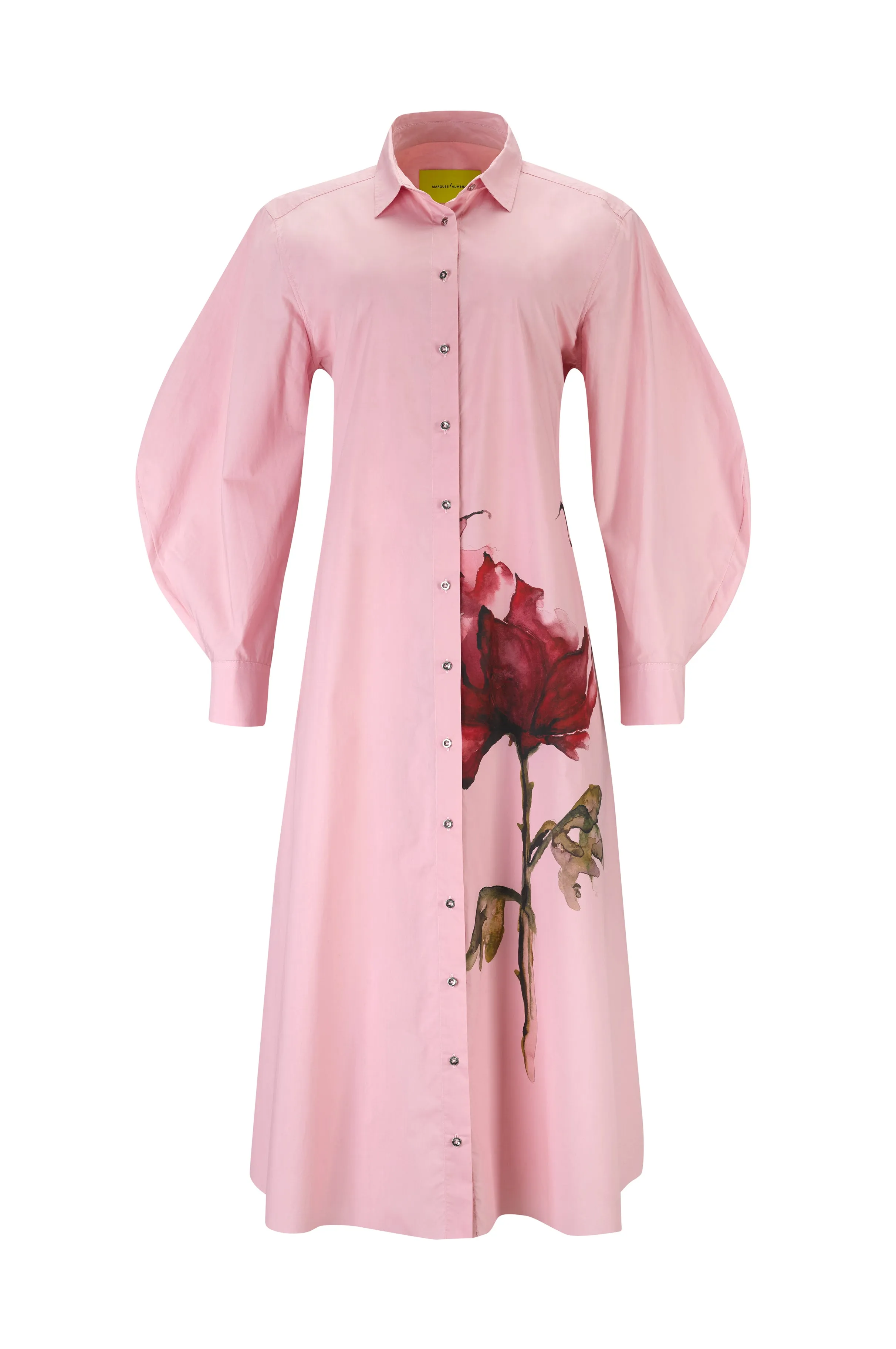 PINK WATERCOLOUR SHIRT DRESS sold by Marques ’ Almeida product image thumbnail 2