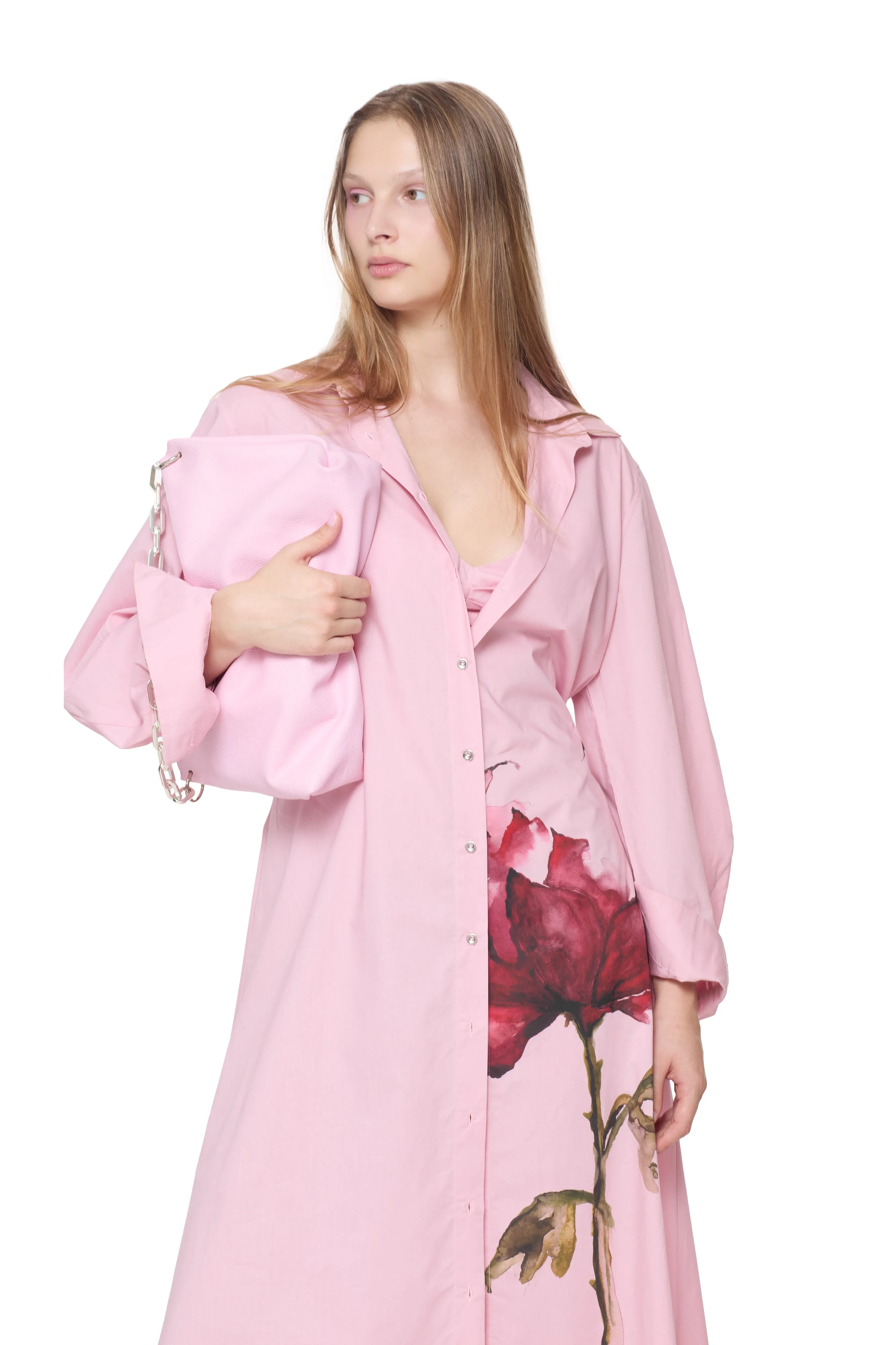 PINK WATERCOLOUR SHIRT DRESS sold by Marques ’ Almeida product image thumbnail 5