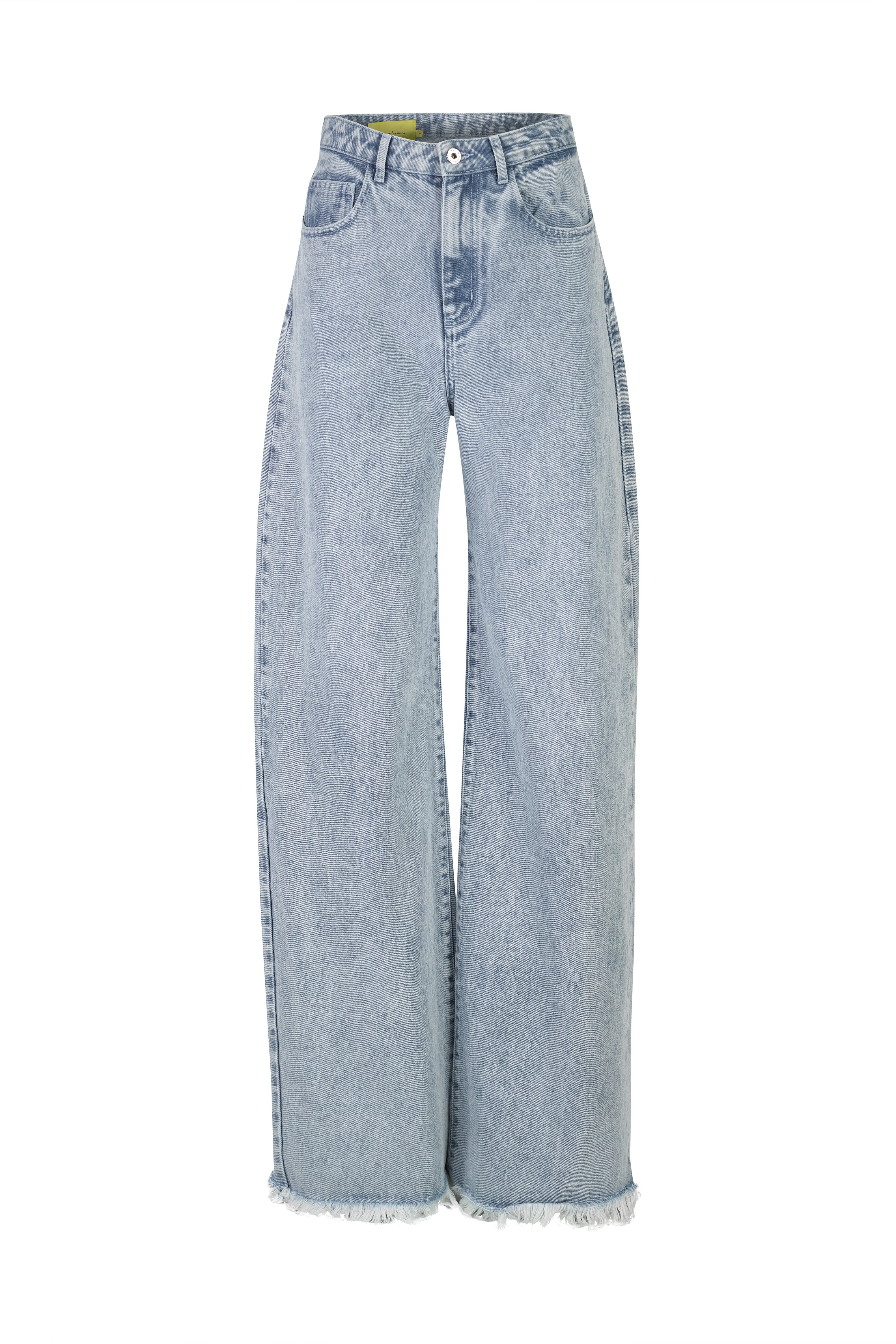 LIGHT BLUE DENIM BOYFRIEND TROUSERS sold by Marques ’ Almeida product image thumbnail 2