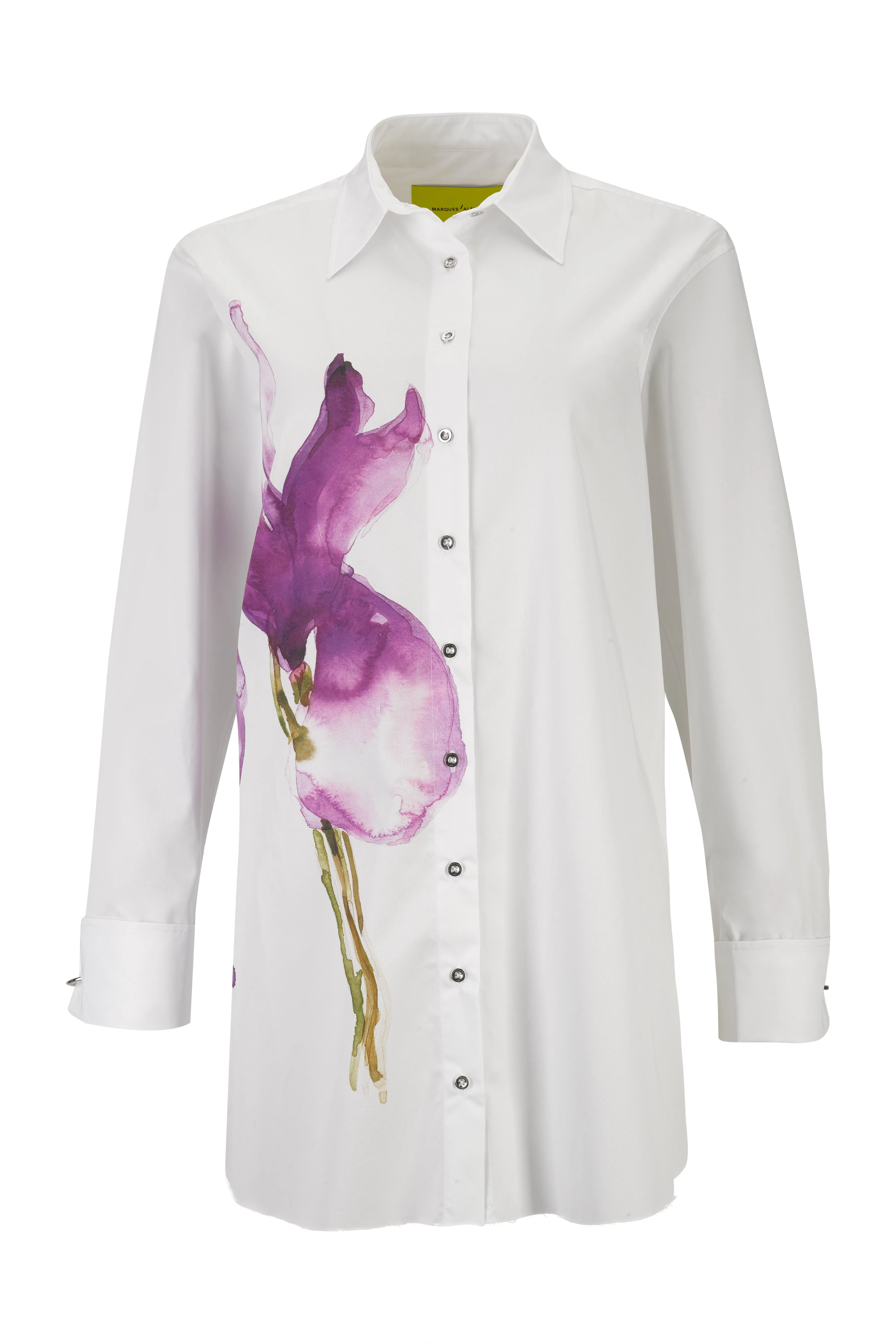 WHITE WATERCOLOUR PRINTED SHIRT sold by Marques ’ Almeida product image thumbnail 2