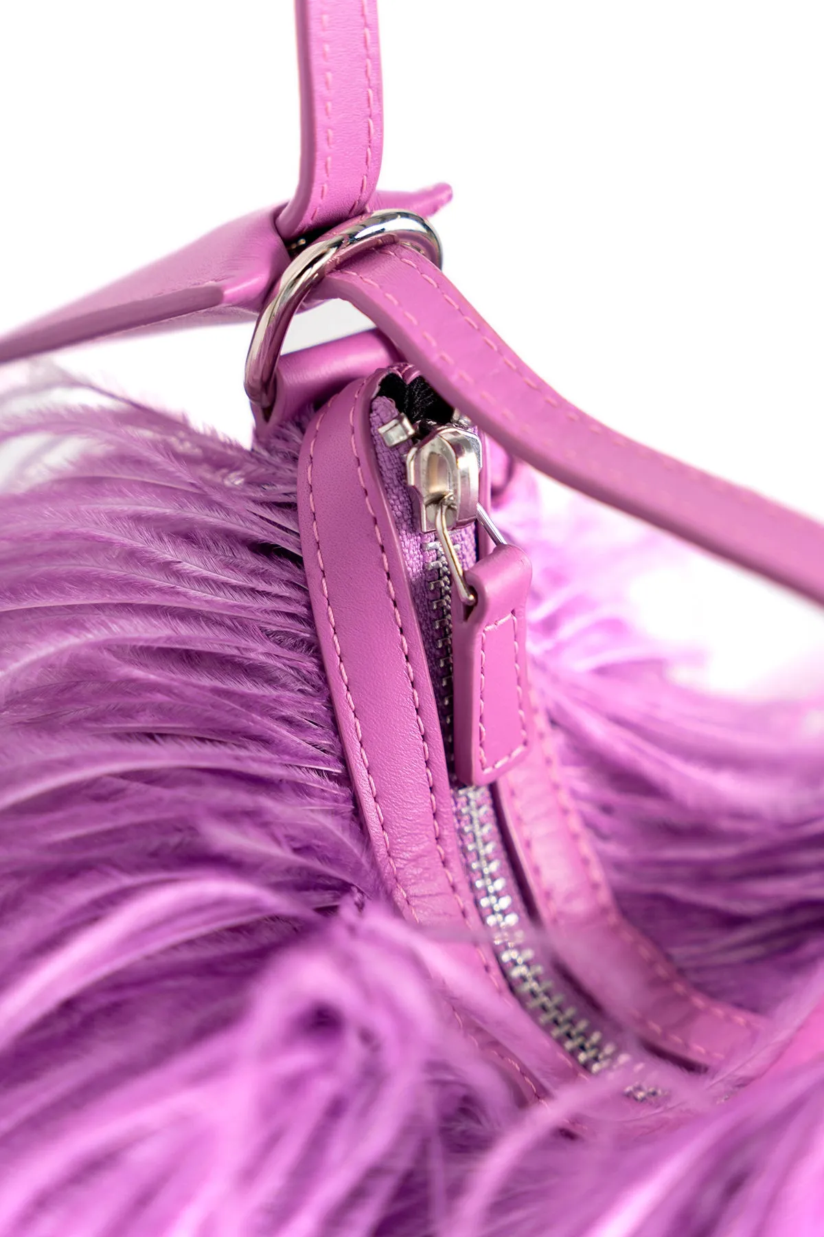 LILAC FEATHER BAG sold by Marques ’ Almeida product image thumbnail 3