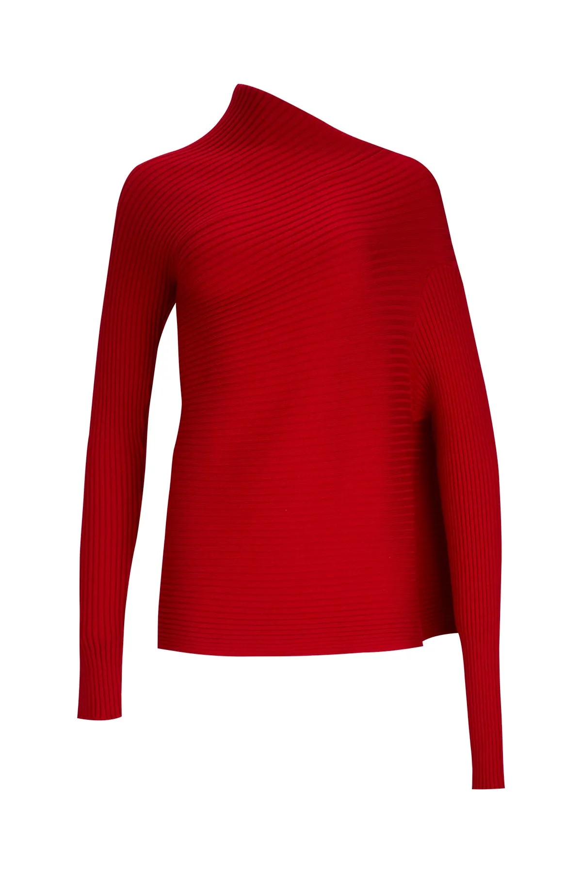 RED MERINO DRAPED JUMPER sold by Marques ’ Almeida product image thumbnail 2