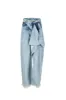 ACID WASH BOYFRIEND TROUSERS WITH BIG BOW sold by Marques ’ Almeida