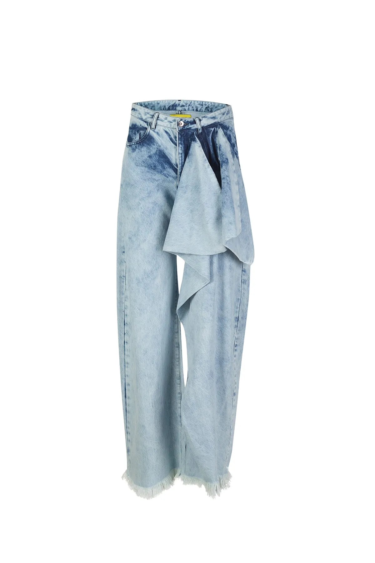 ACID WASH BOYFRIEND TROUSERS WITH BIG BOW sold by Marques ’ Almeida product image thumbnail 2