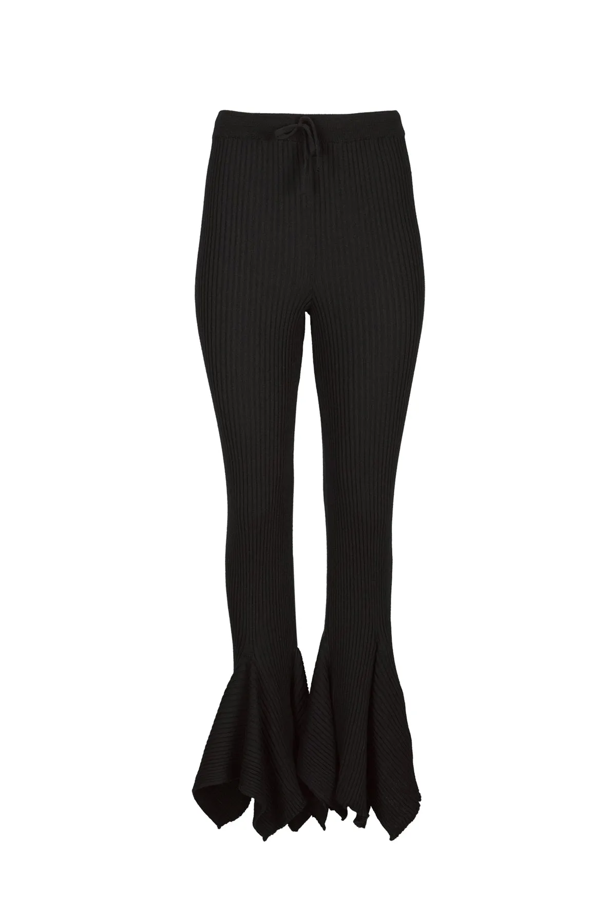 BLACK MERINO WOOL KNITTED TROUSERS sold by Marques ’ Almeida product image thumbnail 2