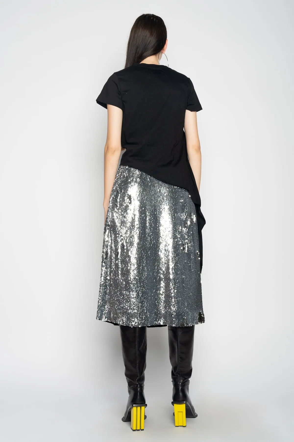 SILVER CLASSIC SLIP SKIRT sold by Marques ’ Almeida product image thumbnail 2