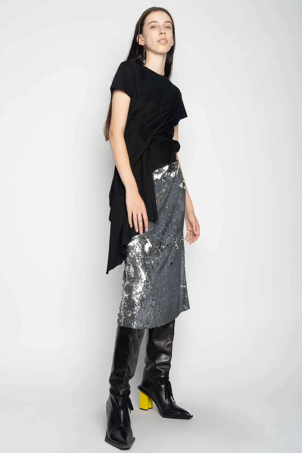 SILVER CLASSIC SLIP SKIRT sold by Marques ’ Almeida product image thumbnail 3