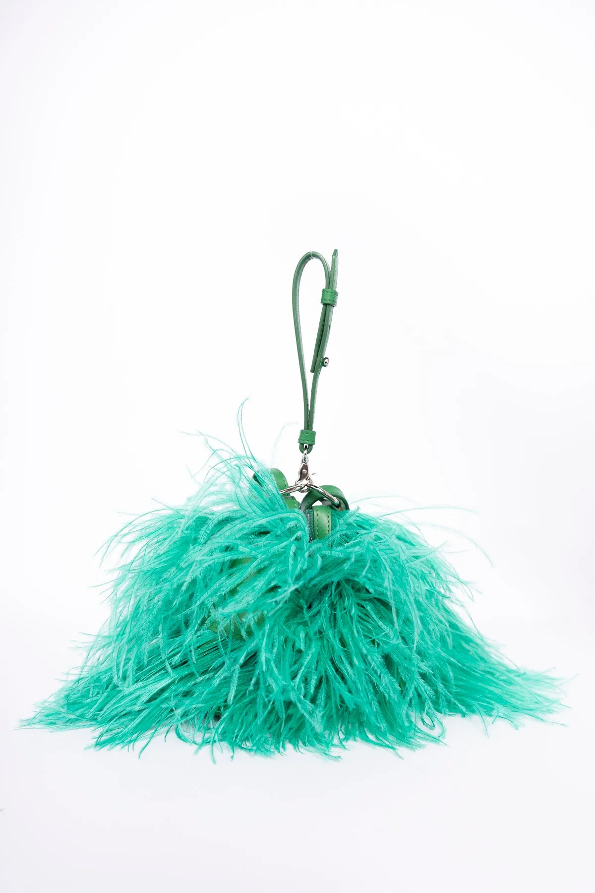 GREEN FEATHER BAG sold by Marques ’ Almeida