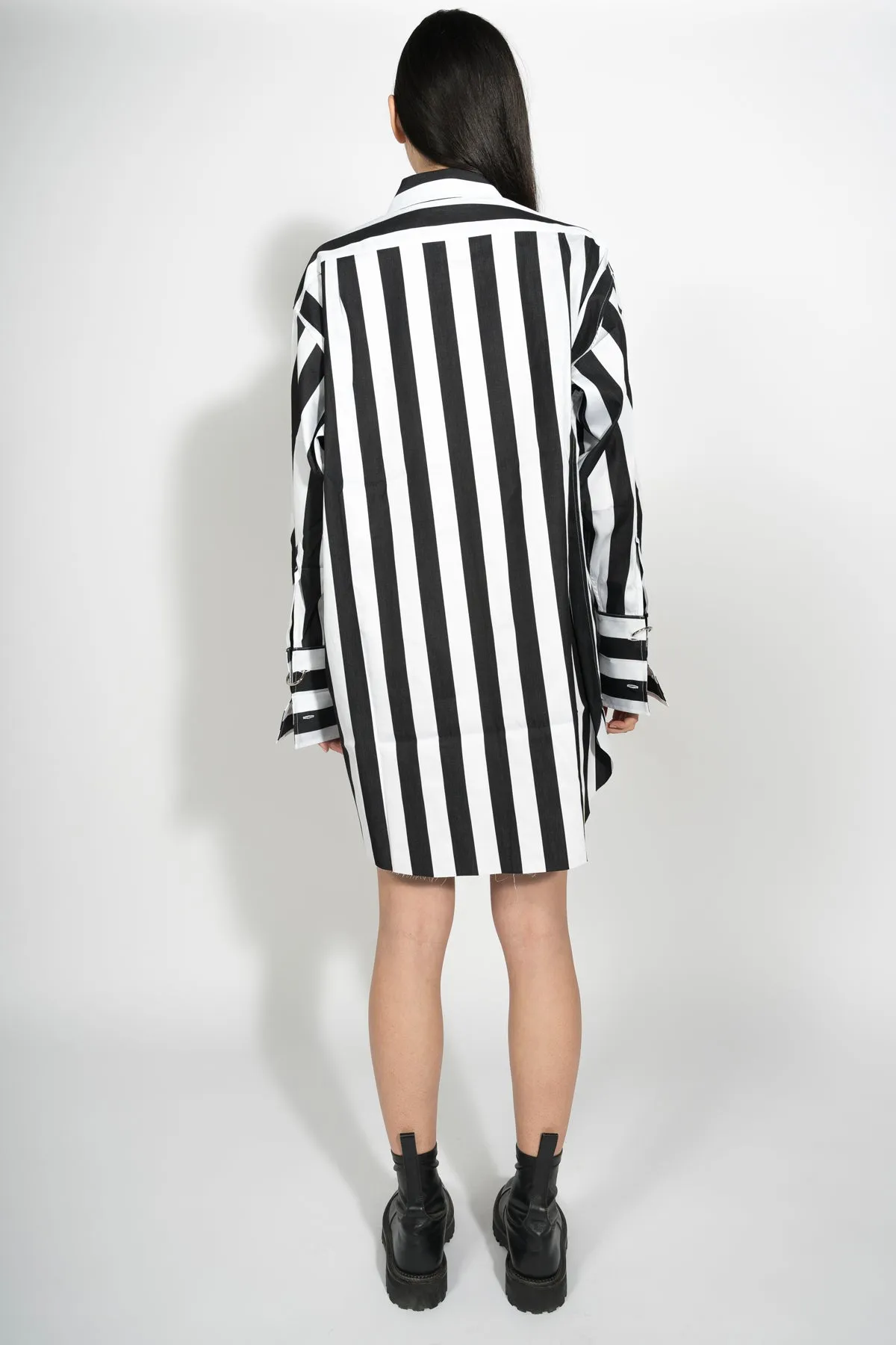 BLACK AND WHITE XXL SHIRT sold by Marques ’ Almeida product image thumbnail 3