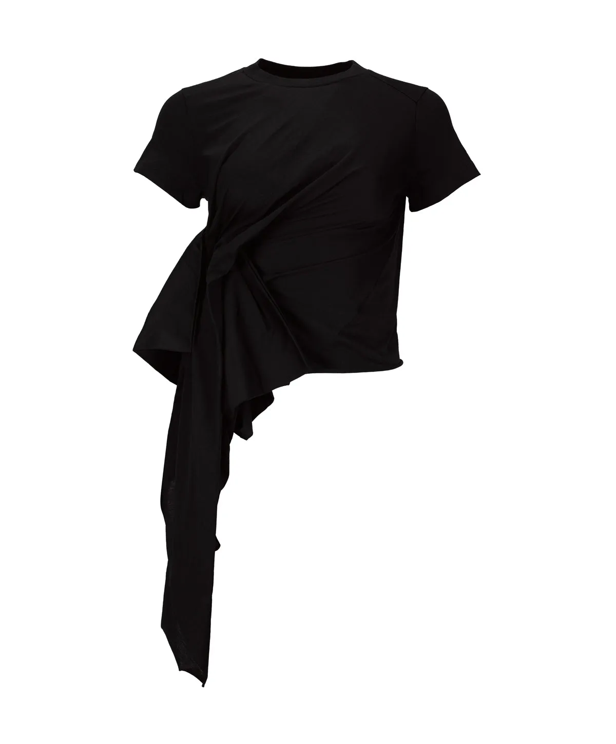BLACK T-SHIRT WITH SIDE BOW sold by Marques ’ Almeida product image thumbnail 2
