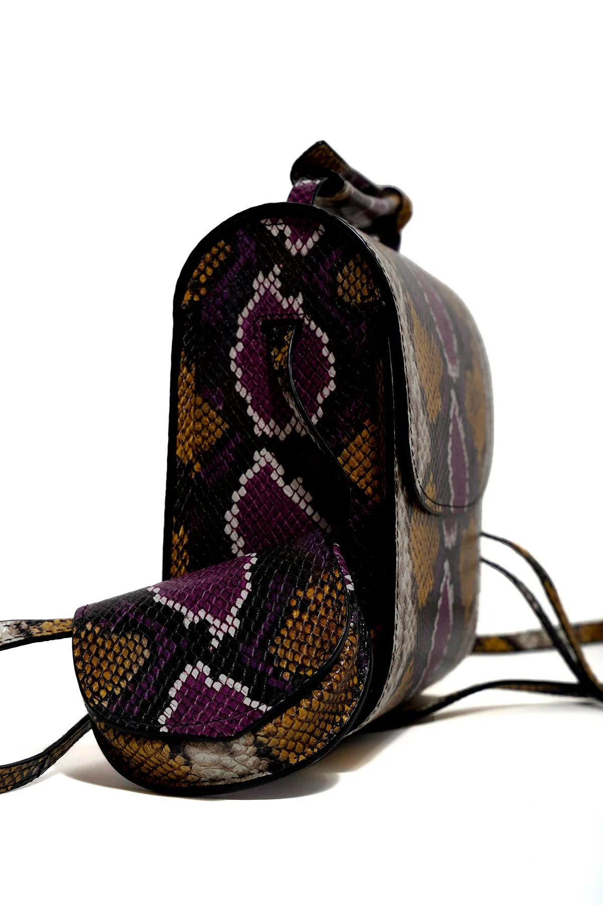 CLASSIC M'A BAG IN SNAKE PRINT LEATHER sold by Marques ’ Almeida product image thumbnail 3