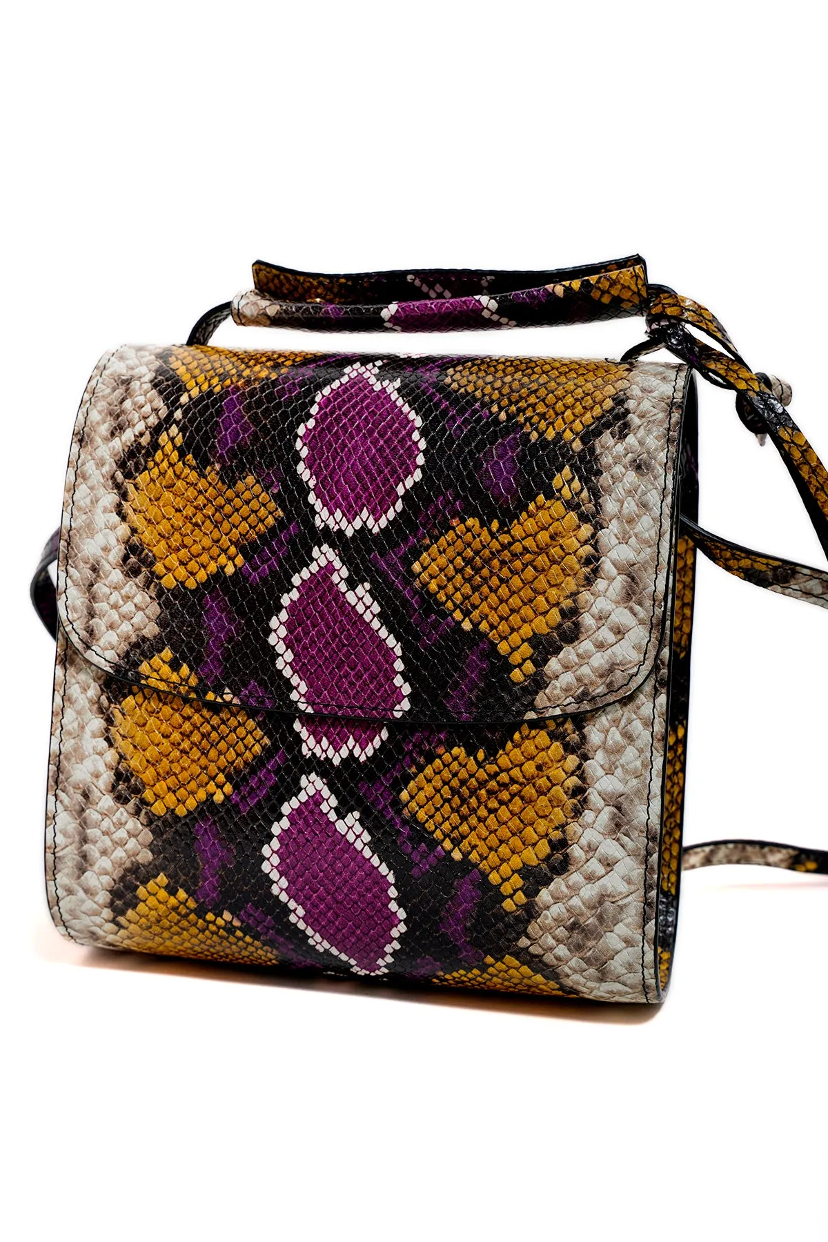CLASSIC M'A BAG IN SNAKE PRINT LEATHER sold by Marques ’ Almeida product image thumbnail 2