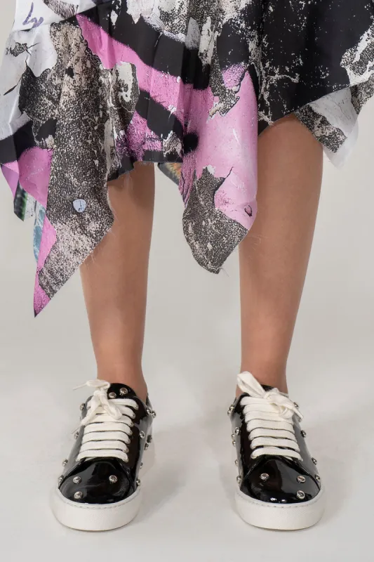 STUDDED PATENT LEATHER CLASSIC SNEAKER made by Marques ’ Almeida