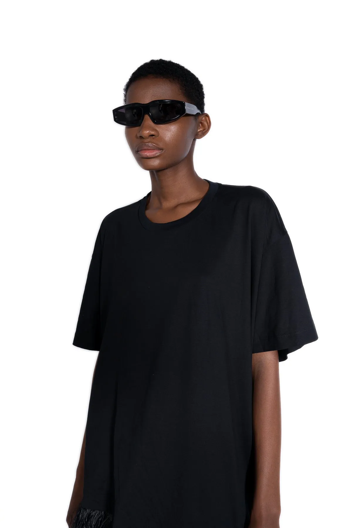 BLACK ANGULAR FRAME SUNGLASSES sold by Marques ’ Almeida product image thumbnail 4