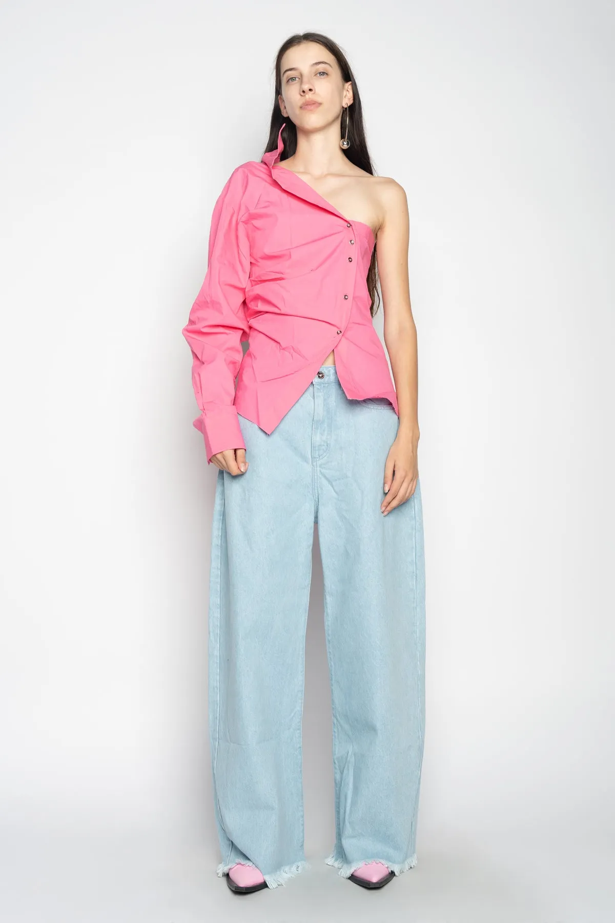 LIGHT BLUE DENIM BOYFRIEND TROUSERS sold by Marques ’ Almeida
