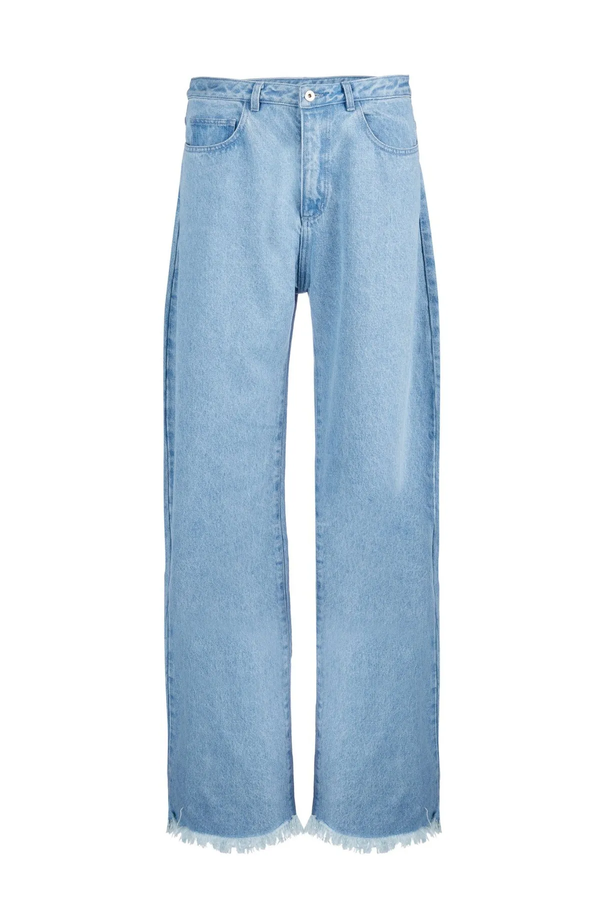 LIGHT BLUE DENIM BOYFRIEND TROUSERS sold by Marques ’ Almeida product image thumbnail 2