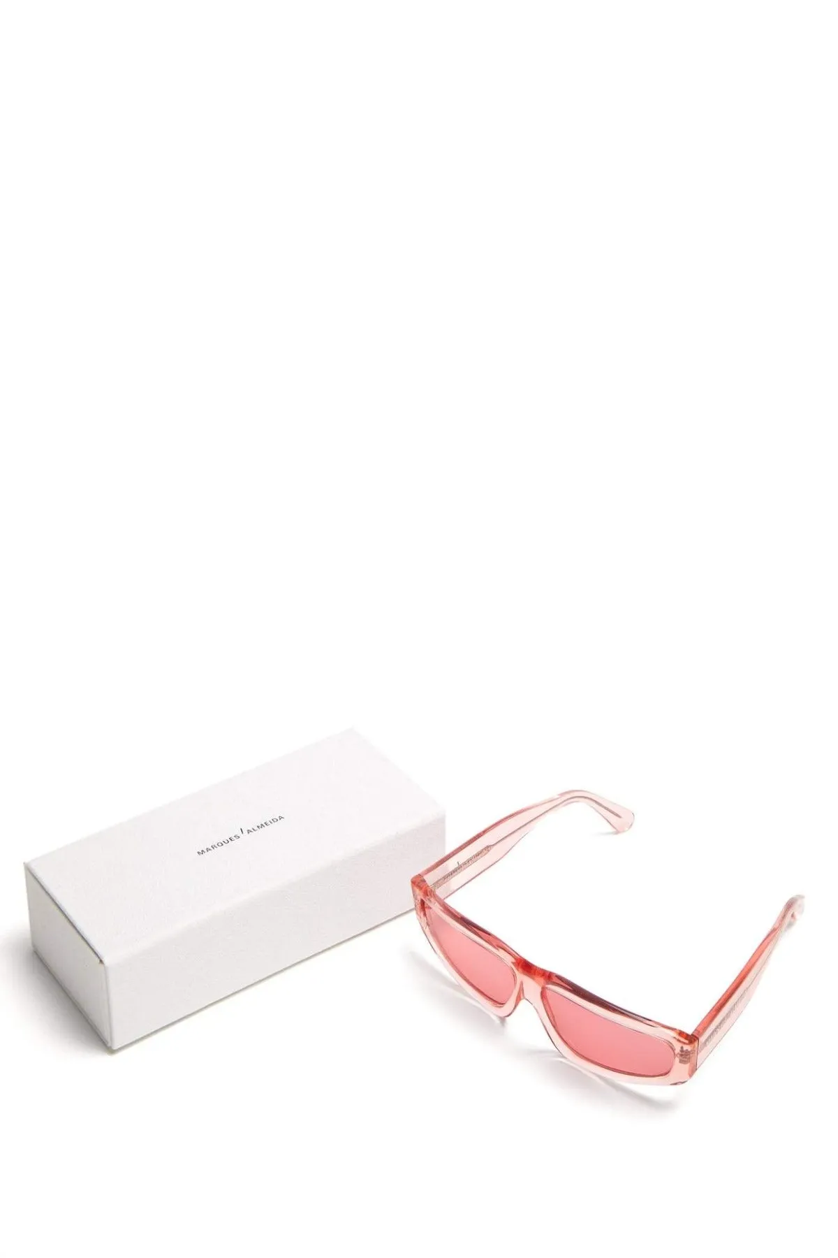 PINK ANGULAR FRAME SUNGLASSES sold by Marques ’ Almeida product image thumbnail 3