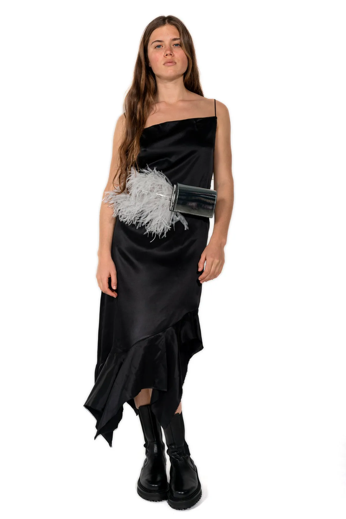 SILVER FEATHER BELT BAG sold by Marques ’ Almeida