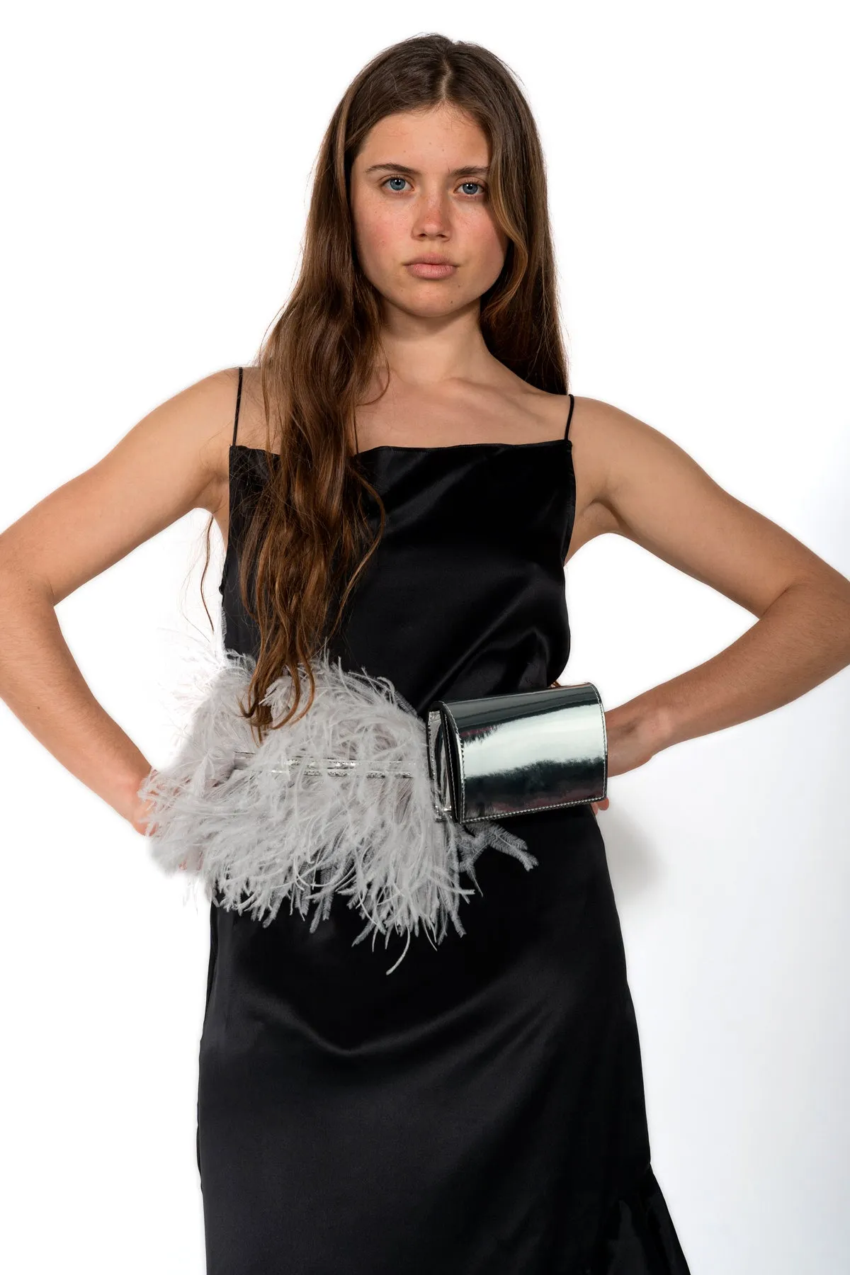 SILVER FEATHER BELT BAG sold by Marques ’ Almeida product image thumbnail 3