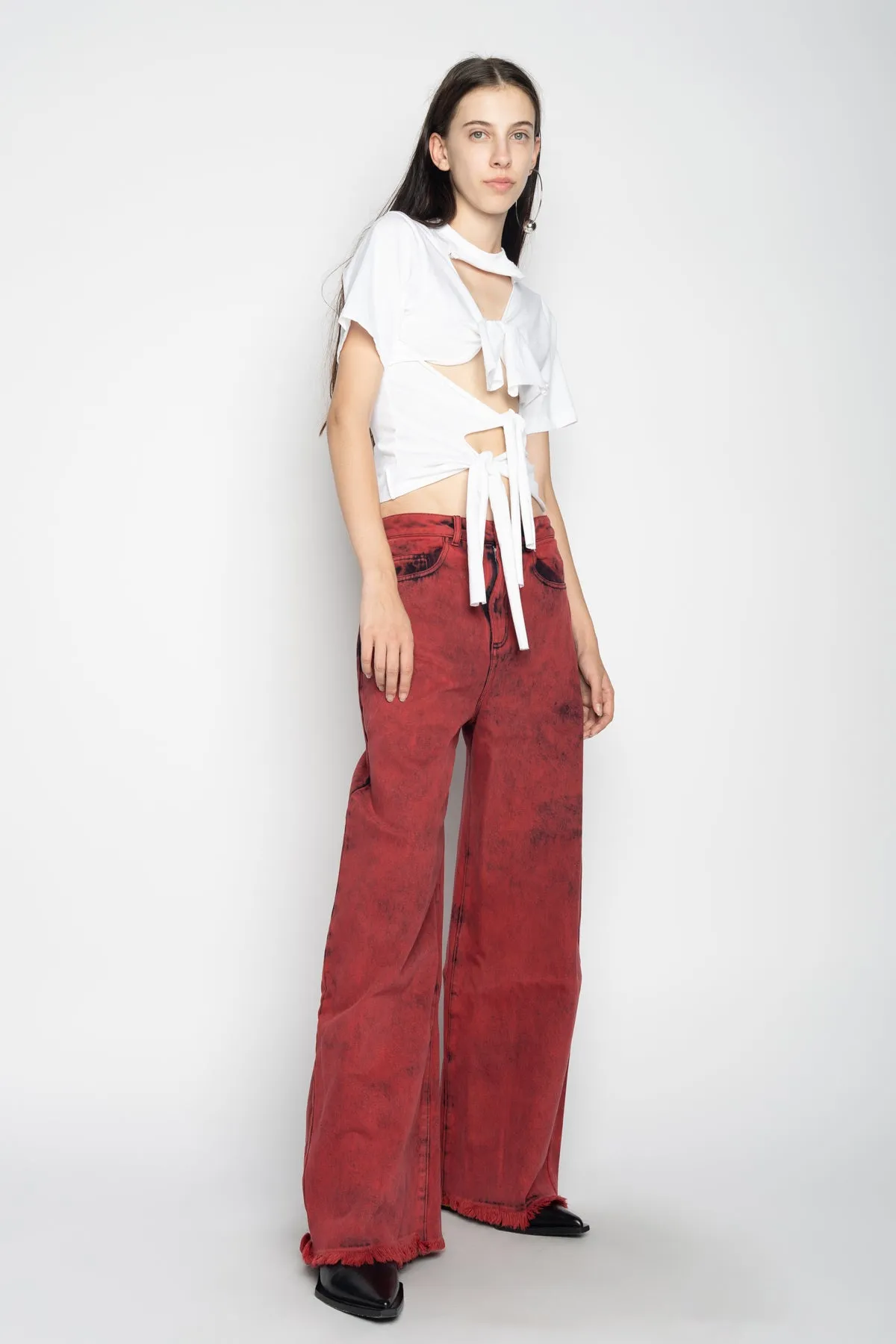 WHITE KNOT T-SHIRT sold by Marques ’ Almeida product image thumbnail 4