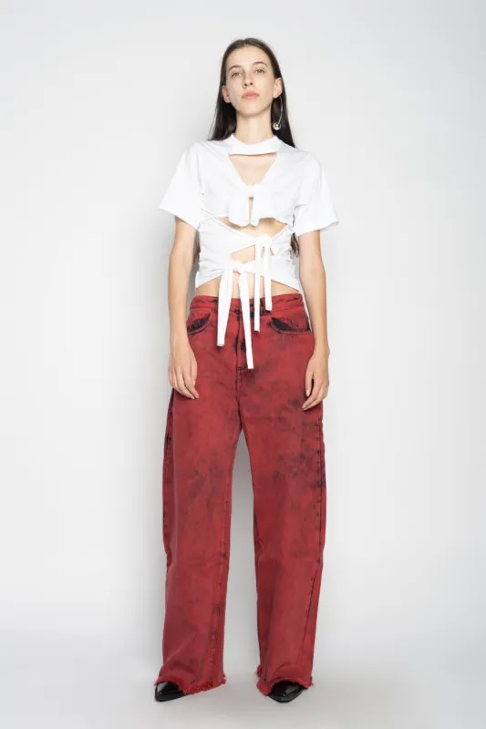 WHITE KNOT T-SHIRT sold by Marques ’ Almeida