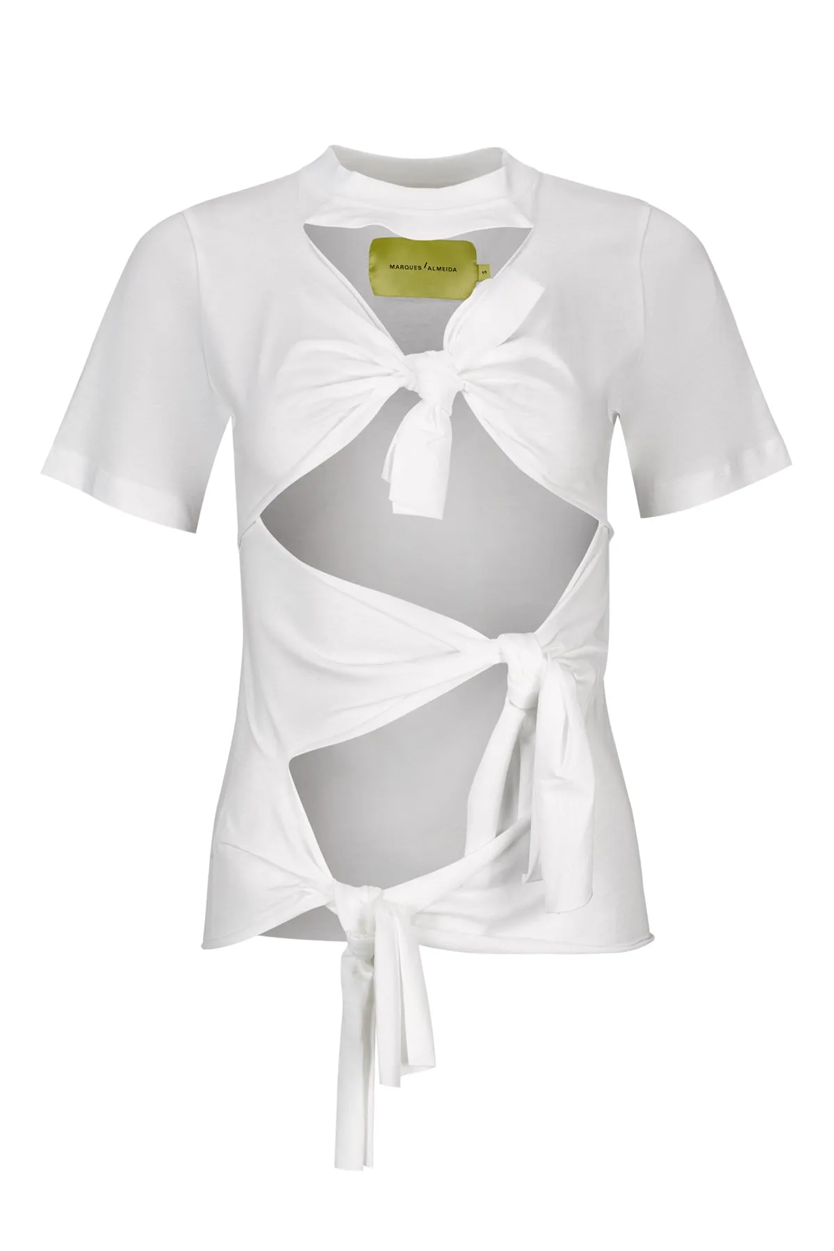 WHITE KNOT T-SHIRT sold by Marques ’ Almeida product image thumbnail 2