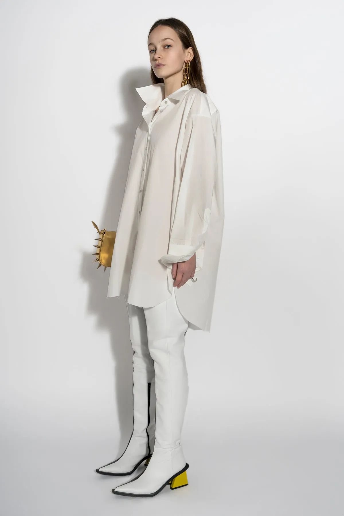 WHITE XXL SHIRT sold by Marques ’ Almeida product image thumbnail 4