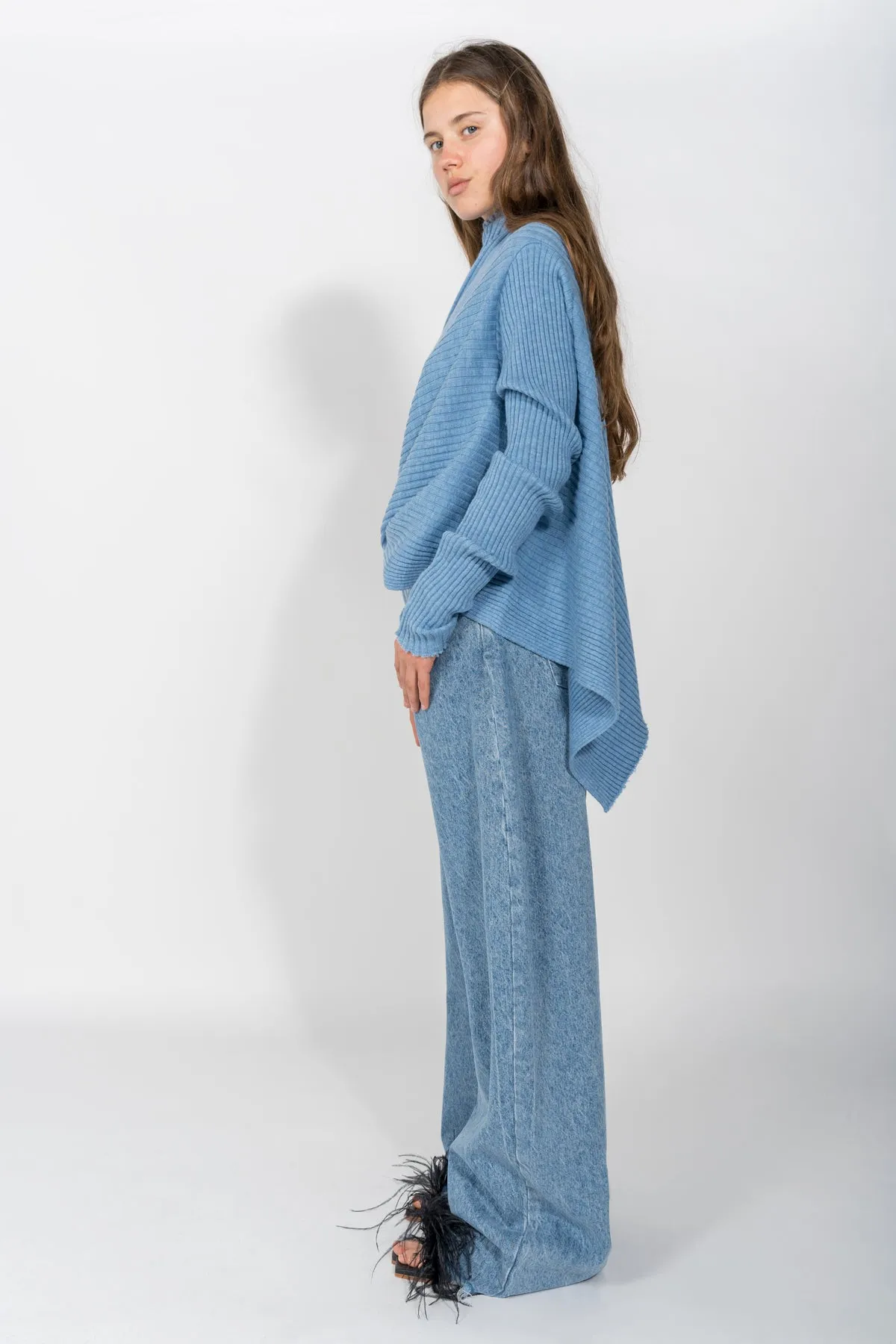 BLUE DENIM BOYFRIEND TROUSERS sold by Marques ’ Almeida product image thumbnail 4