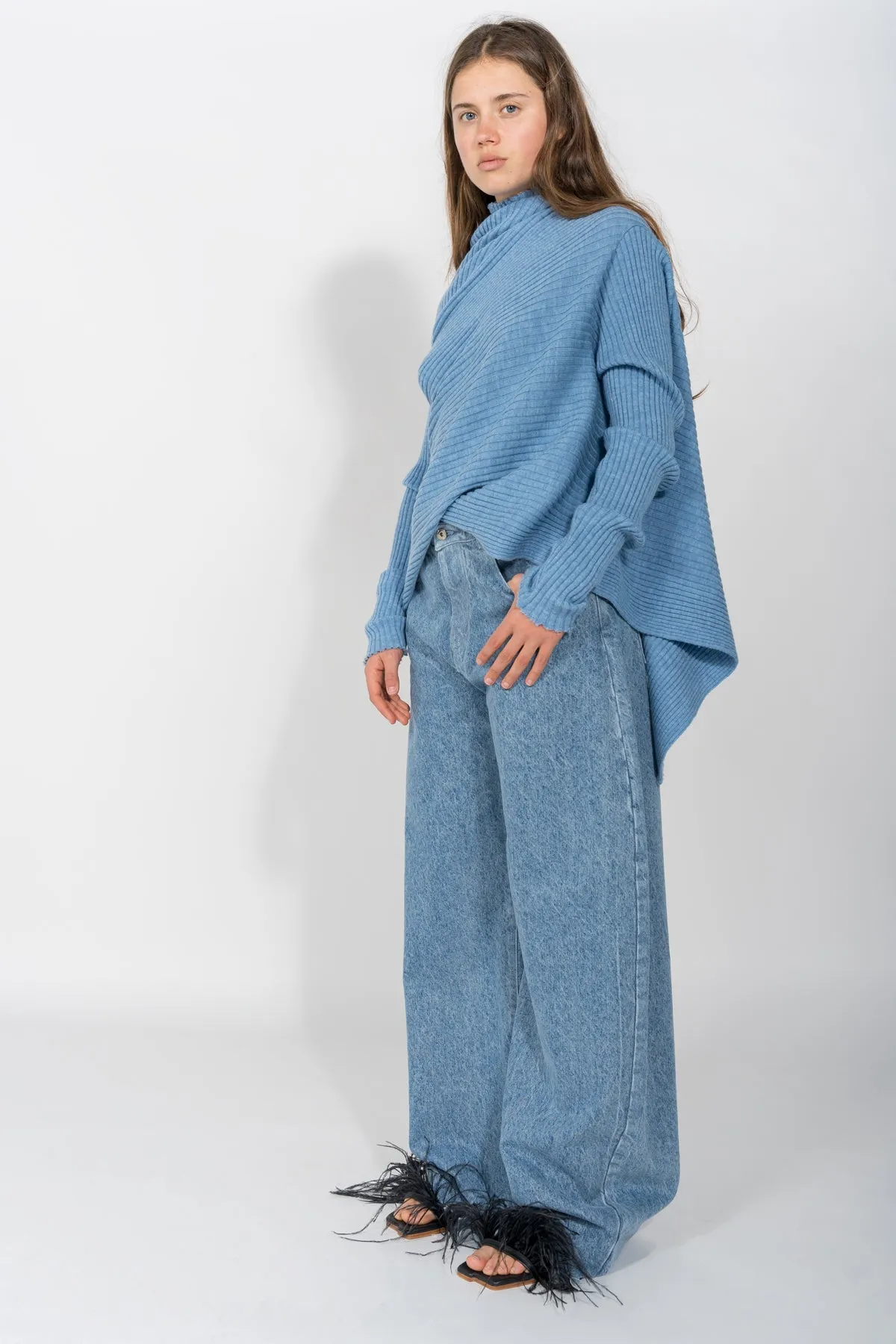 BLUE DENIM BOYFRIEND TROUSERS sold by Marques ’ Almeida product image thumbnail 3