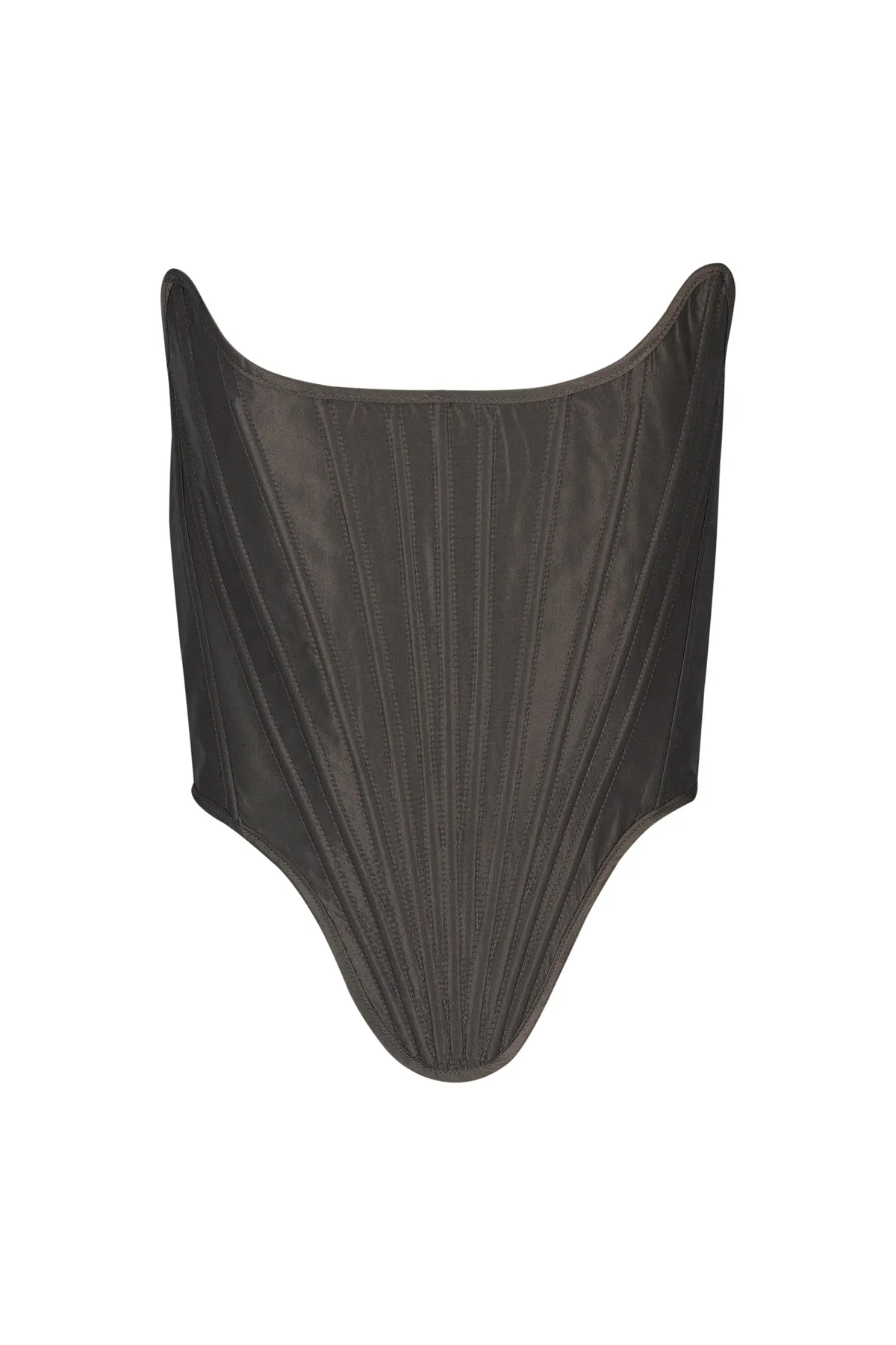 DARK BROWN SHAPED CORSET sold by Marques ’ Almeida product image thumbnail 2