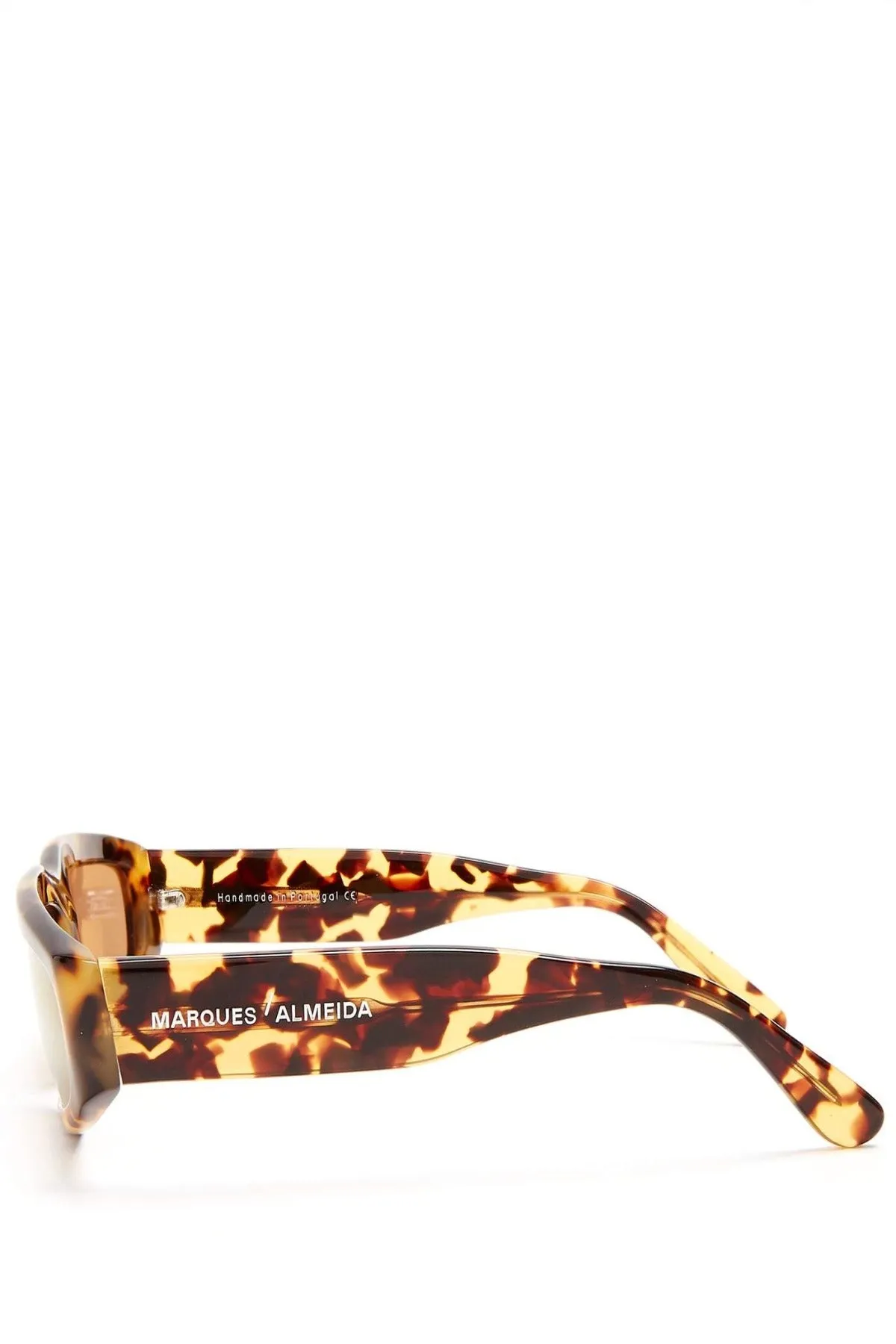 BROWN TORTOISE ANGULAR FRAME SUNGLASSES sold by Marques ’ Almeida product image thumbnail 2