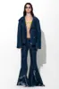 NAVY DENIM BIKER JACKET sold by Marques ’ Almeida