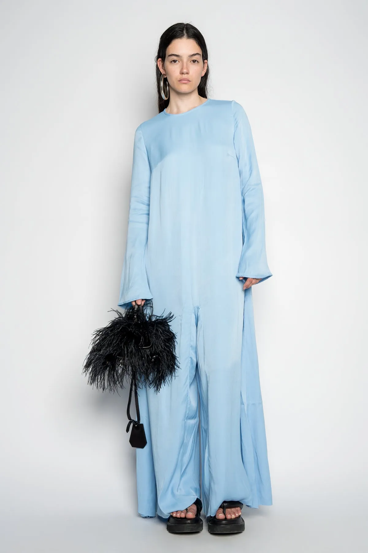 LIGHT BLUE LONG SLEEVE JUMPSUIT sold by Marques ’ Almeida