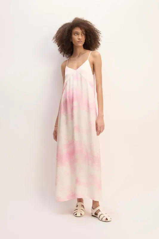 PINK TIE DYE SLIP DRESS sold by Marques ’ Almeida
