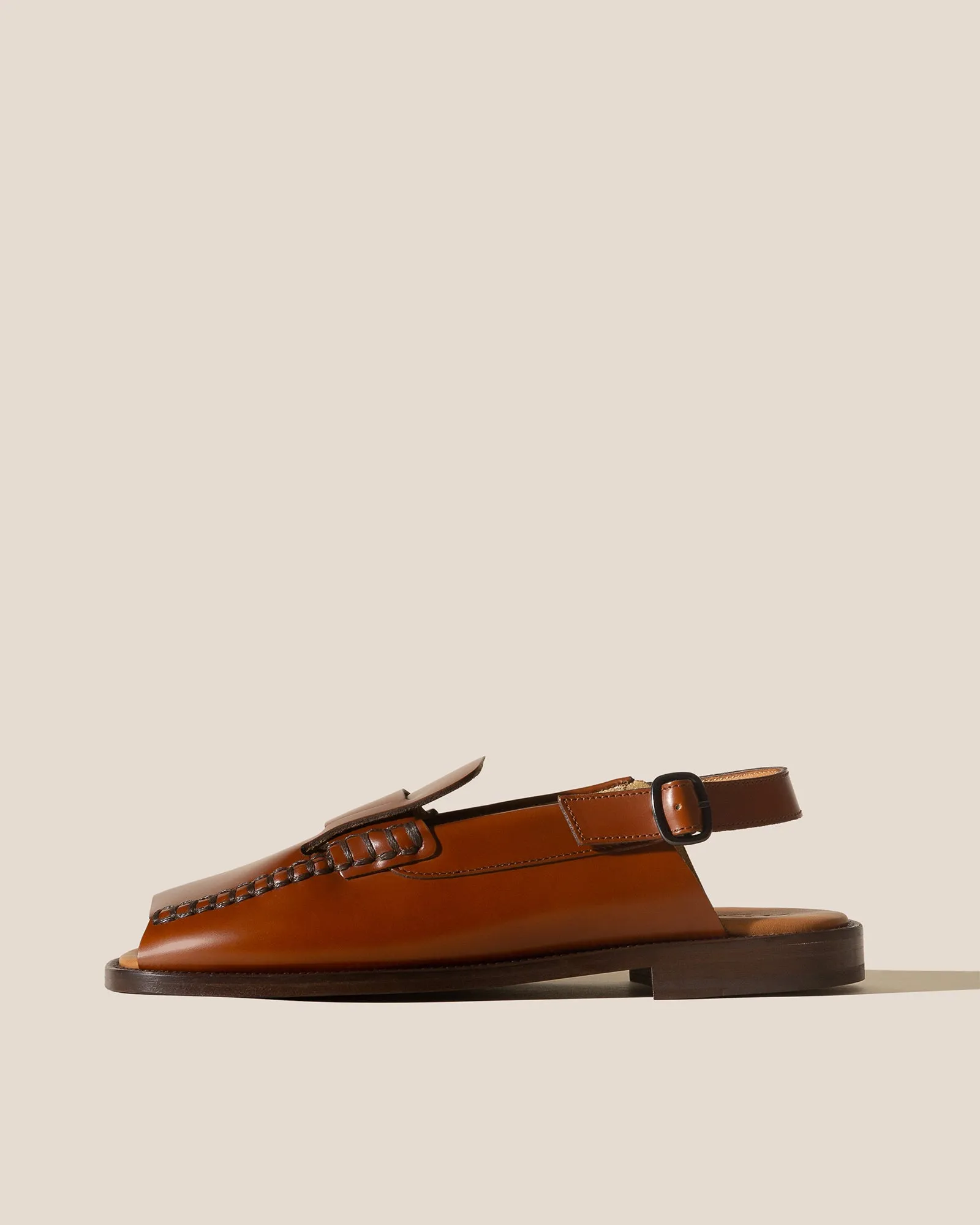 SINEU SANDAL - Open-toe Slingback Loafer sold by Hereu Studio