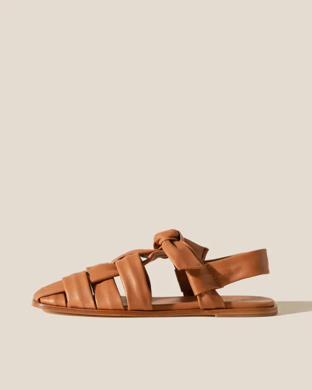 BENA - Interwoven Knotted T-bar Sandal sold by Hereu Studio