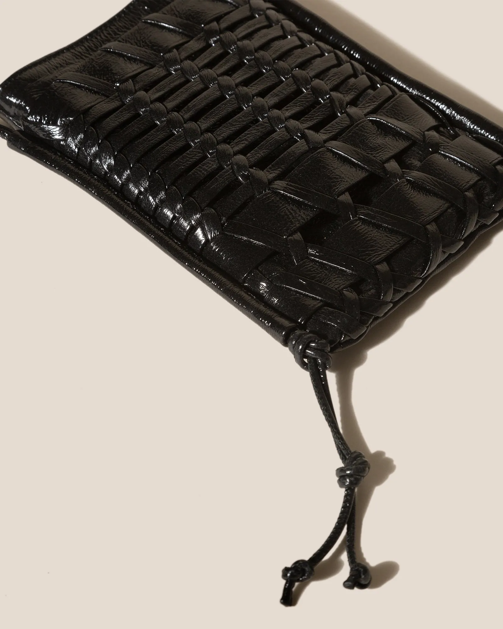 TRENA MINI CRINKLED GLOSSY - Flat Square Crossbody Bag sold by Hereu Studio product image thumbnail 3