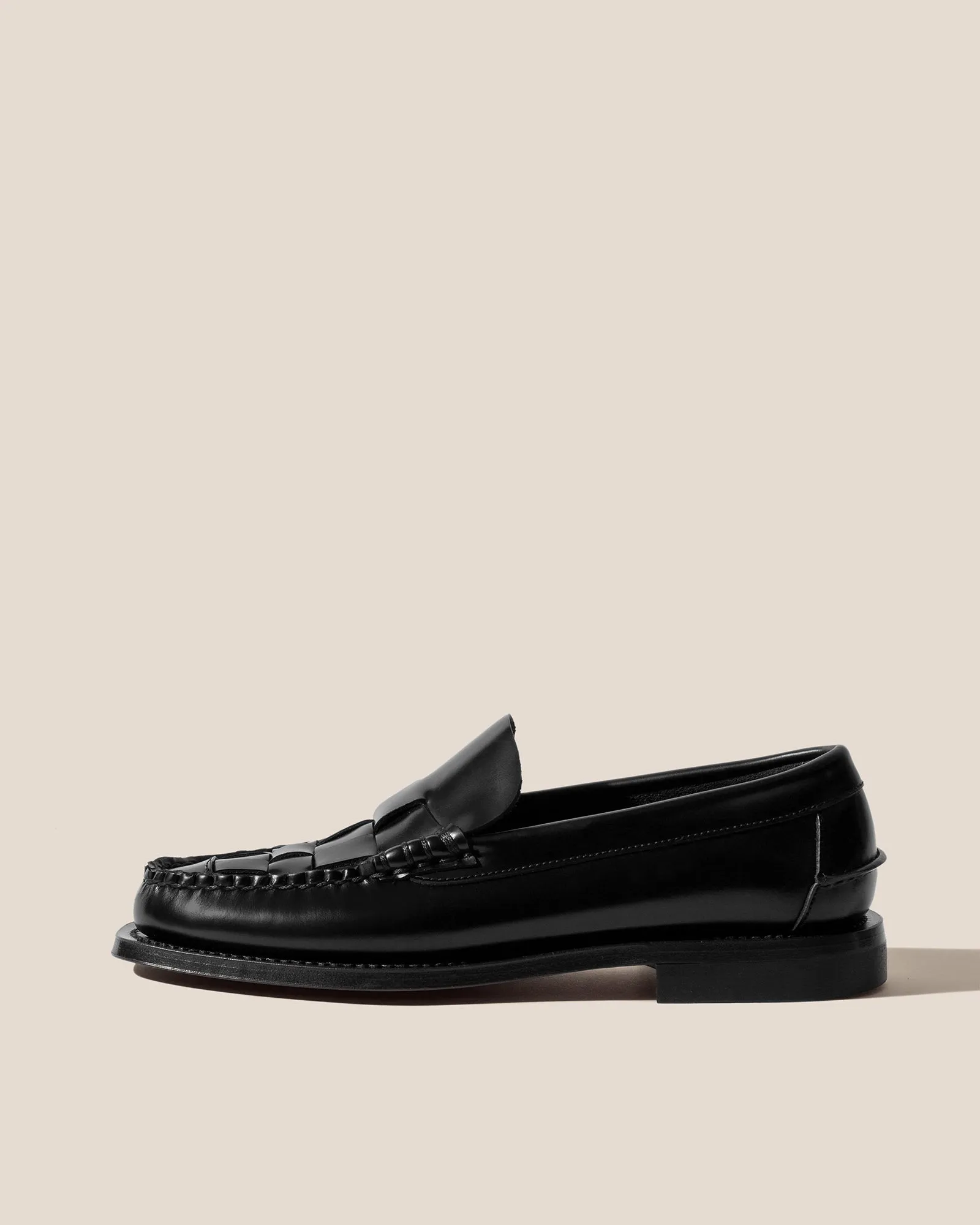 NOMBELA - FOR ALL - Interwoven Detail Slip-on Loafer sold by Hereu Studio