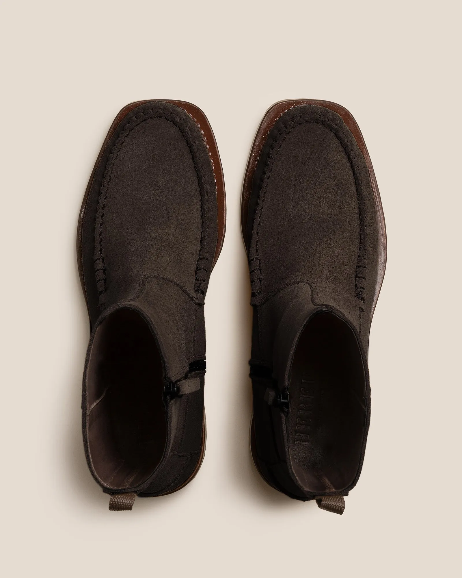 ANDREU SUEDE - Low-calf Zipped Boot sold by Hereu Studio product image thumbnail 2