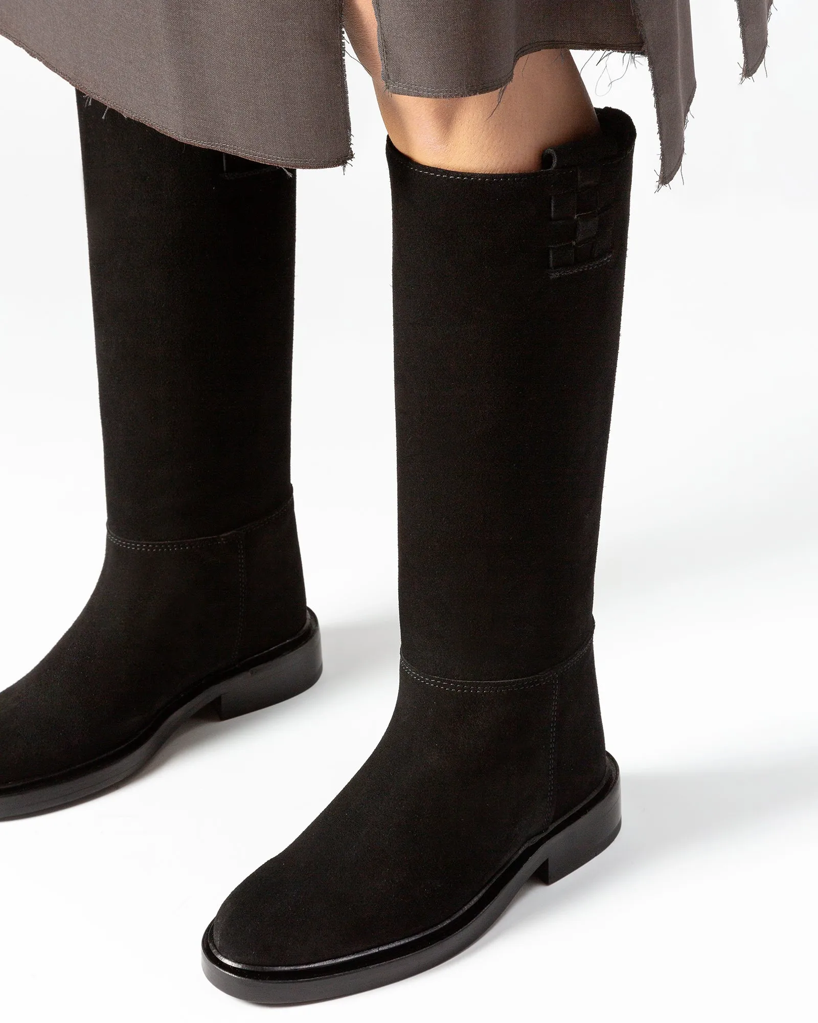 ANELLA WAXED - Interwoven Detailed Pull-On Boot sold by Hereu Studio product image thumbnail 2