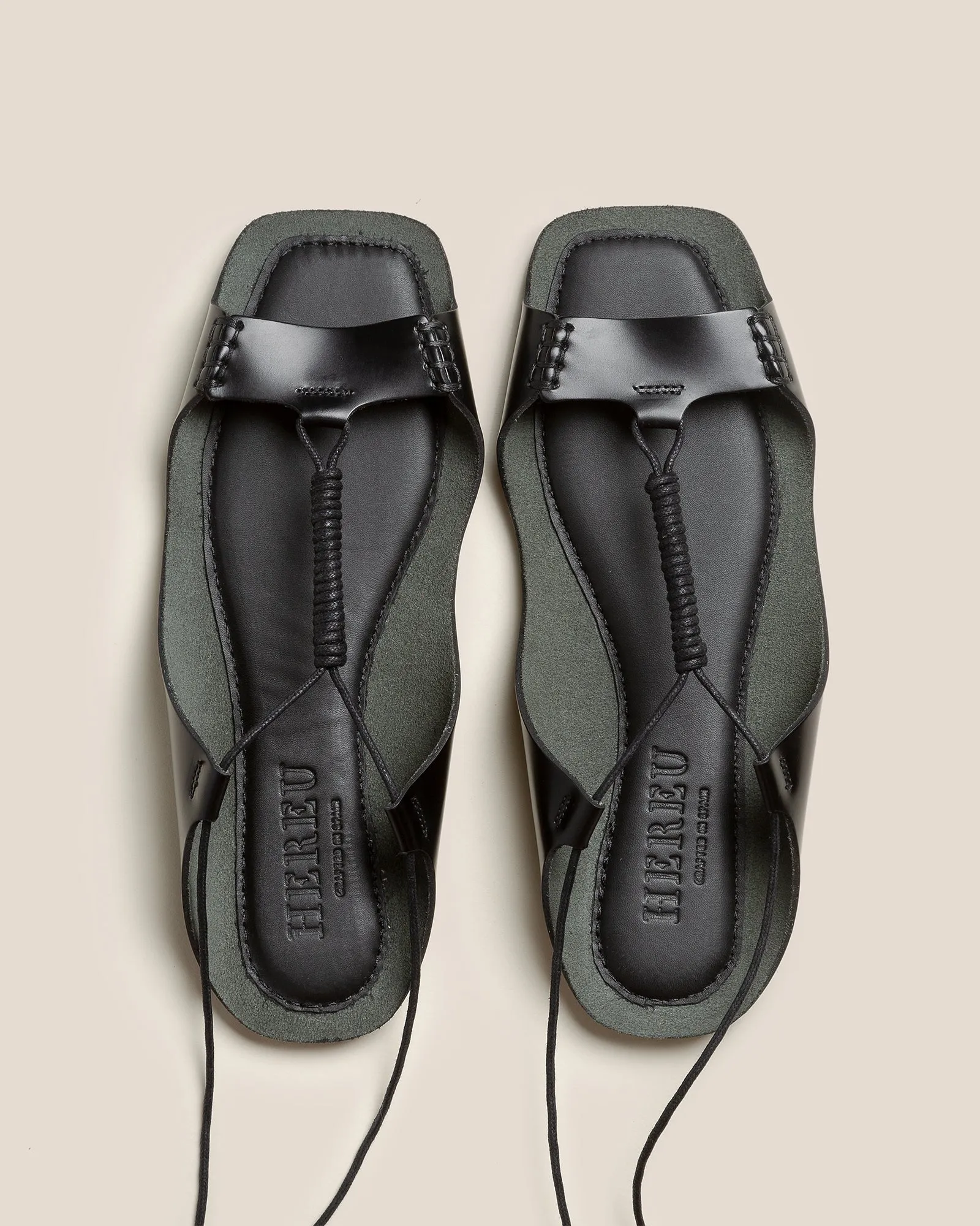 RIVERA - Flat Ankle Lace Sandal sold by Hereu Studio product image thumbnail 2