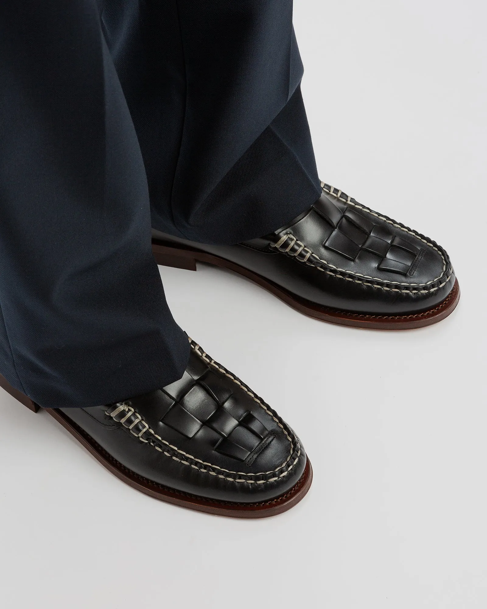 NOMBELA VEG TAN - Men's Interwoven Detail Slip-on Loafer sold by Hereu Studio product image thumbnail 2