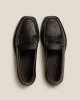 SINEU GRAINY - Men's Interlaced-detail Slip-on Loafer sold by Hereu Studio