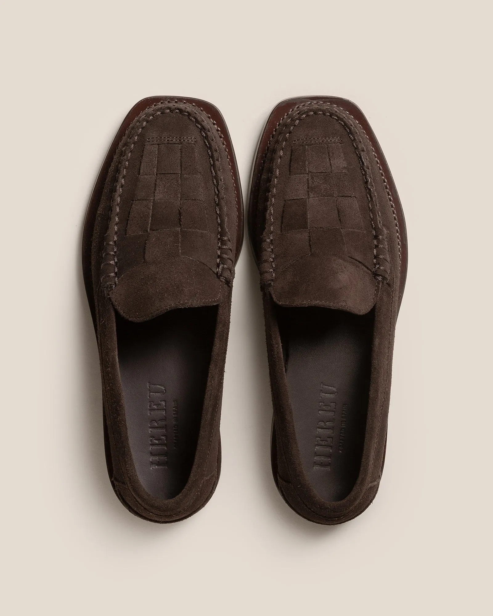 NOMBELA SUEDE - Men's Interwoven Detail Slip-on Loafer sold by Hereu Studio product image thumbnail 2