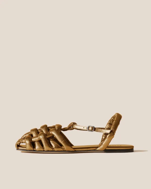 CABERSA METALLIC - Padded Fisherman Sandal sold by Hereu Studio
