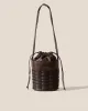 PINAR BUCKET - Braided Detail Crossbody Bag sold by Hereu Studio