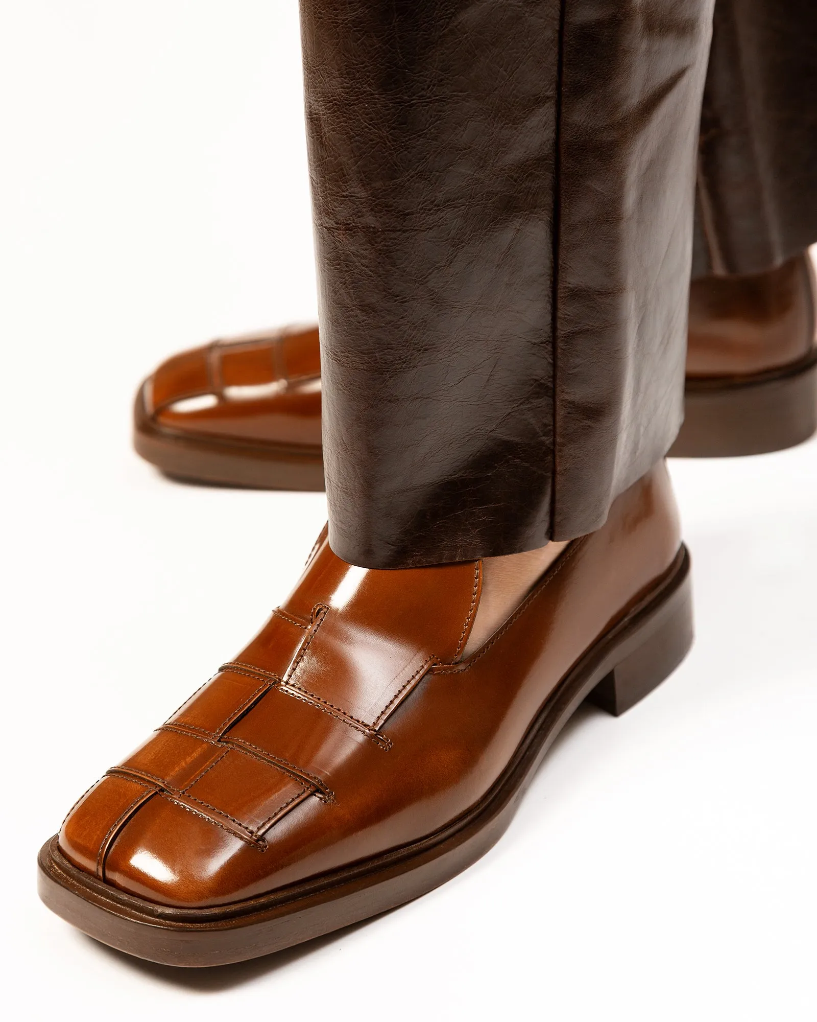 GUERA POLISHED - Men's Interwoven Slip-On Loafer sold by Hereu Studio product image thumbnail 2