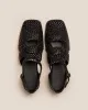 SERRA - Woven T-Bar Sandal sold by Hereu Studio