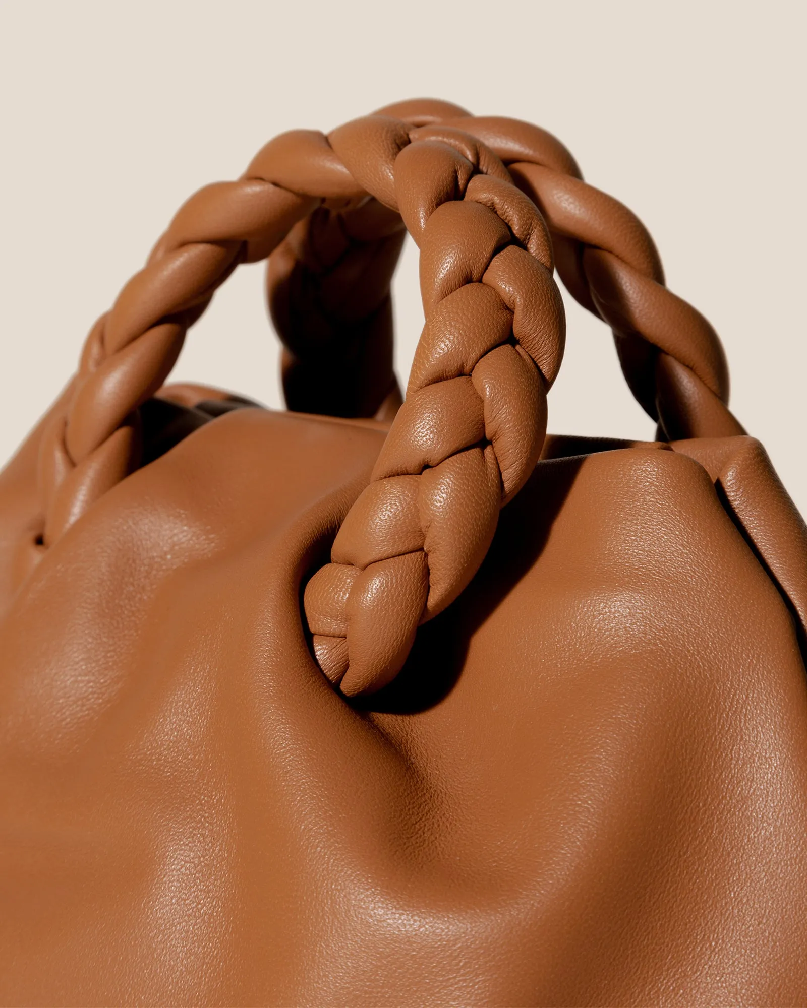 BOMBON - Plaited-handle Leather Handbag sold by Hereu Studio product image thumbnail 2
