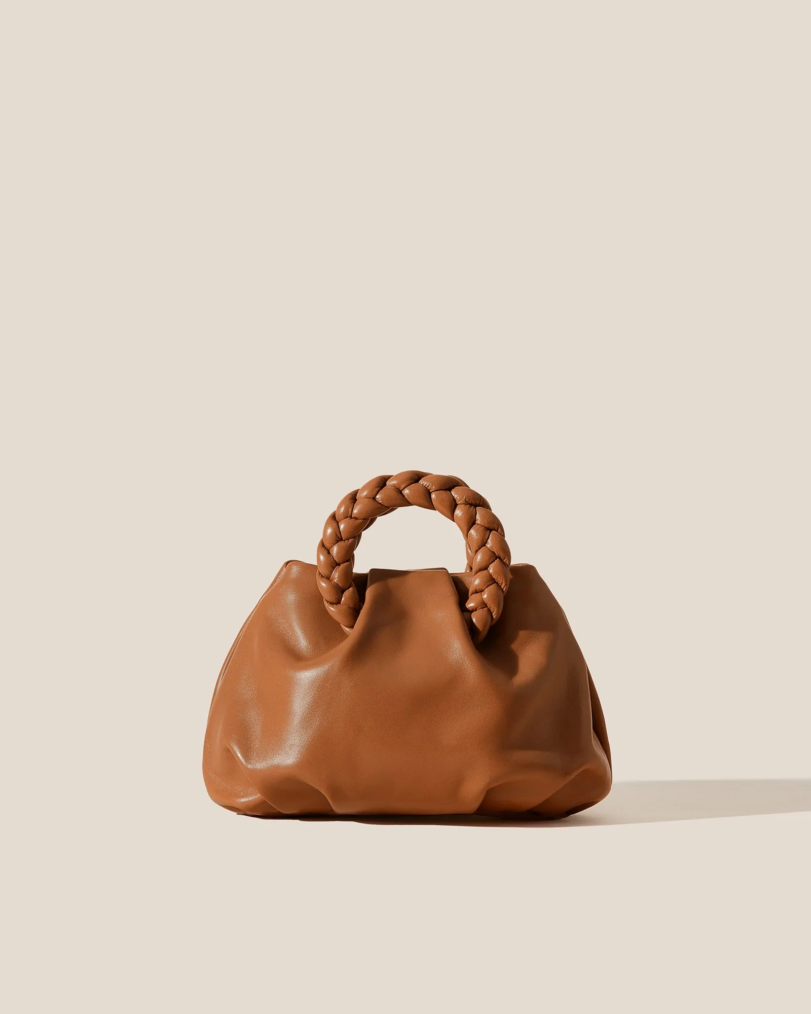 BOMBON - Plaited-handle Leather Handbag sold by Hereu Studio